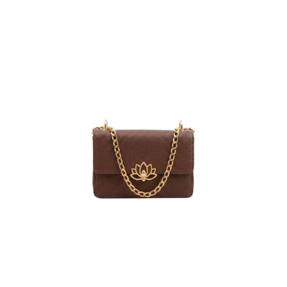 Tropx Lotus Charm Chain Shoulder Bag